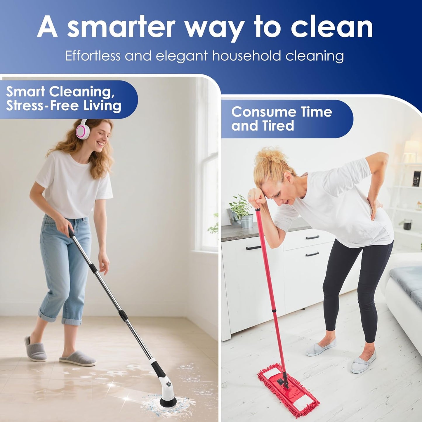 SpinEase™ Cordless Electric Cleaning Scrubber