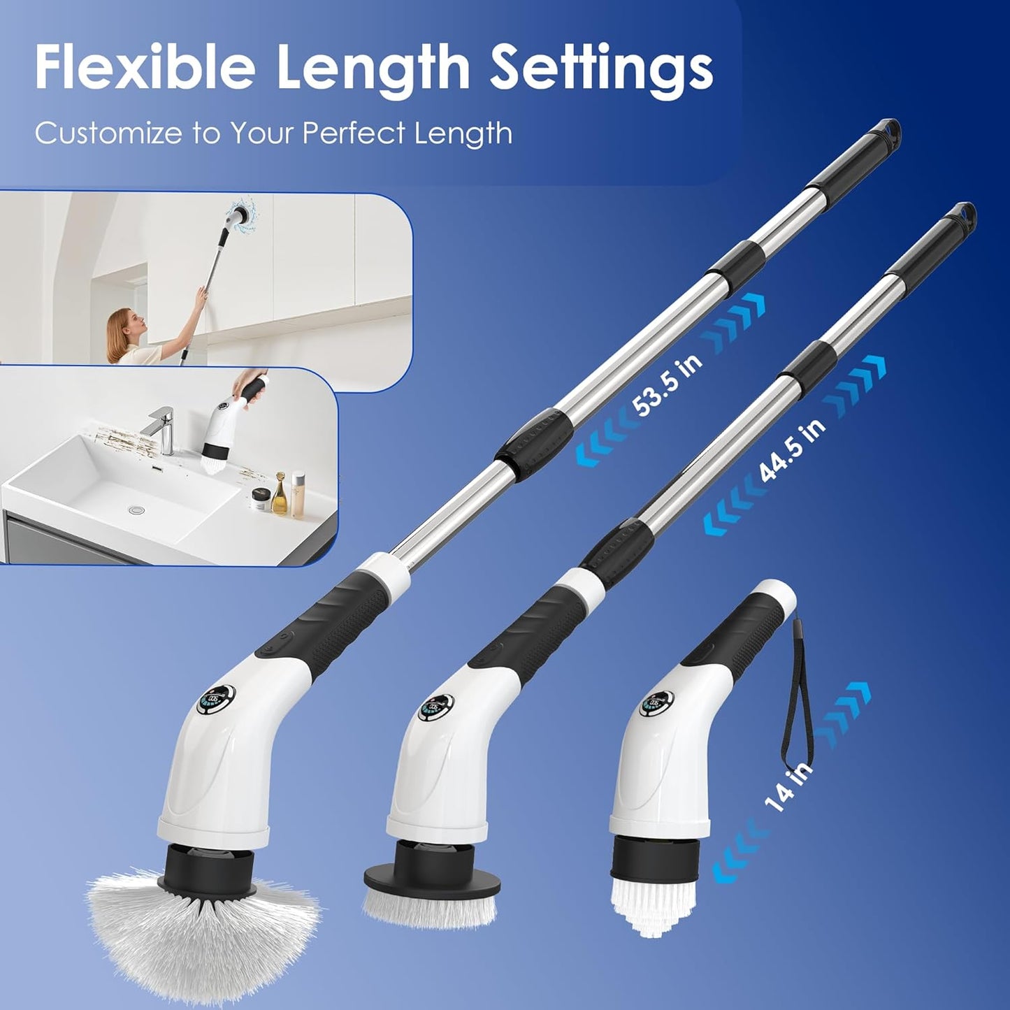 SpinEase™ Cordless Electric Cleaning Scrubber