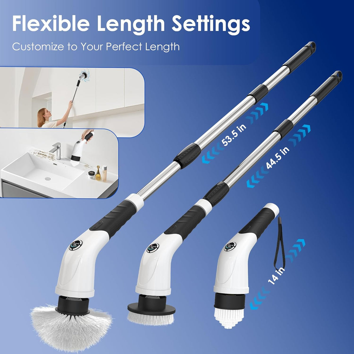SpinEase™ Cordless Electric Cleaning Scrubber