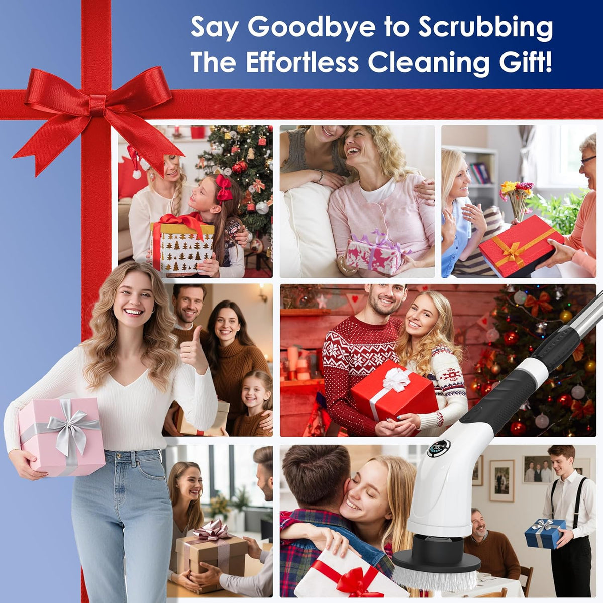 SpinEase™ Cordless Electric Cleaning Scrubber