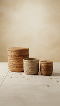 Woven Storage Basket Trio