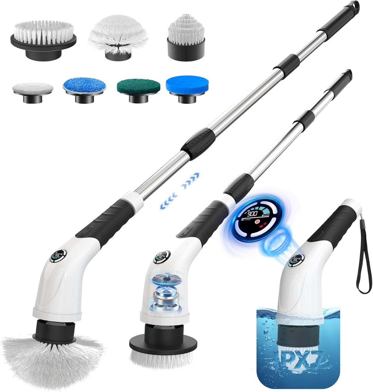 SpinEase™ Cordless Electric Cleaning Scrubber